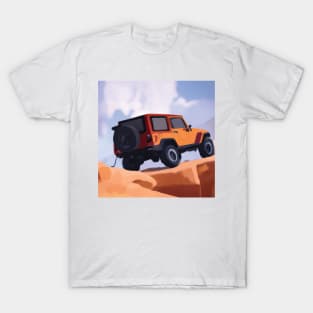 Jeep Wrangler offroading in Moab T-Shirt